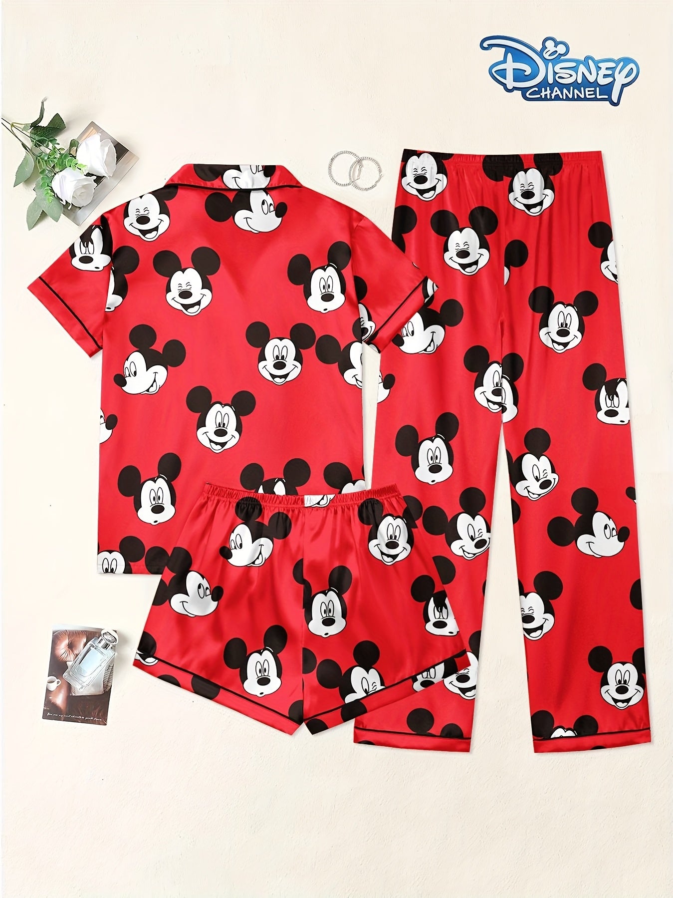 Disney Magic Mickey Nightwear Set (3-Piece Combo)