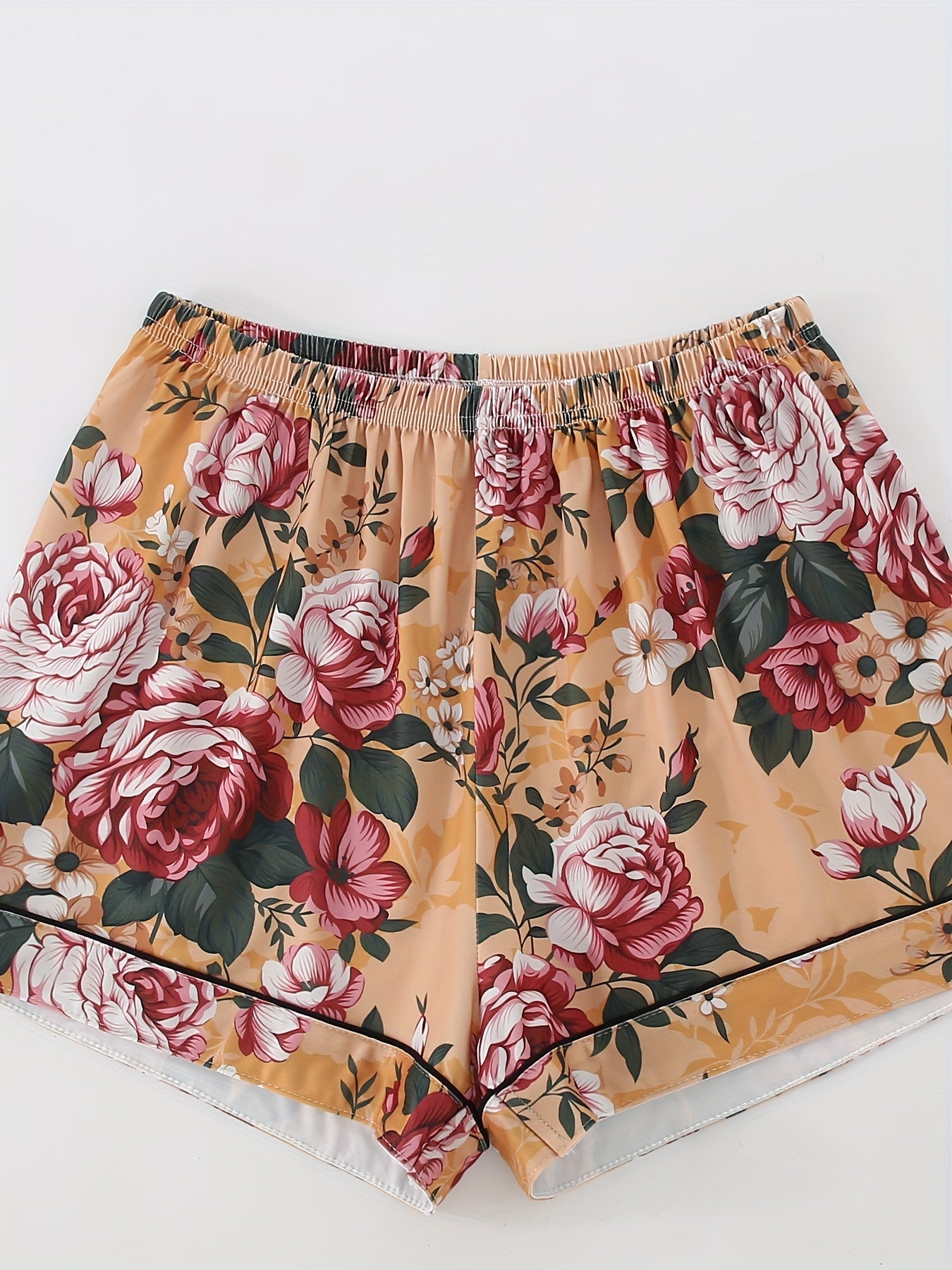 Blossom Elegance Floral Nightwear Set (3-Piece Combo)