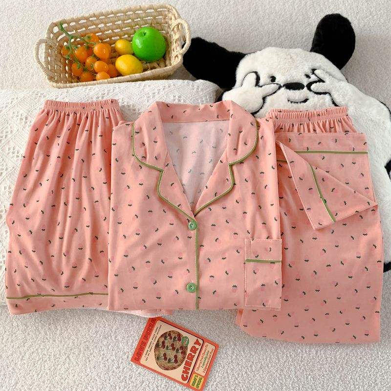 3-Piece Soft Cotton Pajama Set