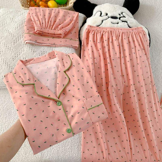 3-Piece Soft Cotton Pajama Set