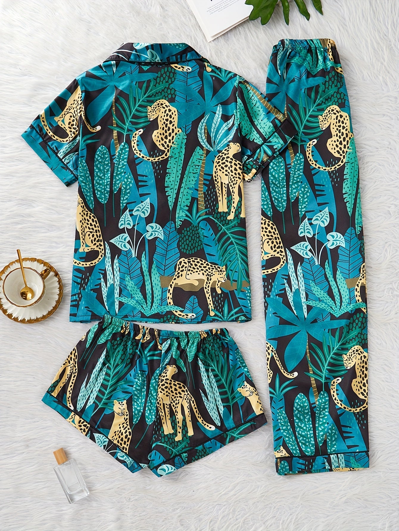 Jungle Safari Nightwear Set (3-Piece Combo)