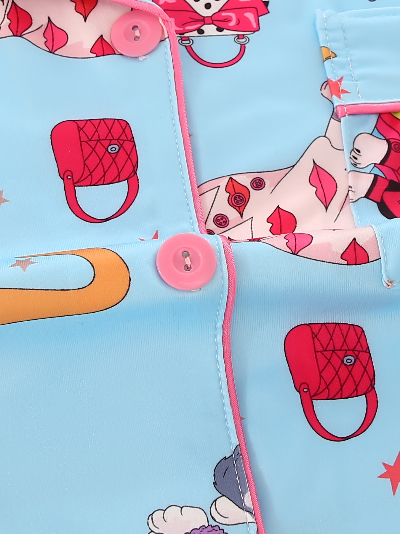 Quirky Cat Party Nightwear Set (3-Piece Combo)