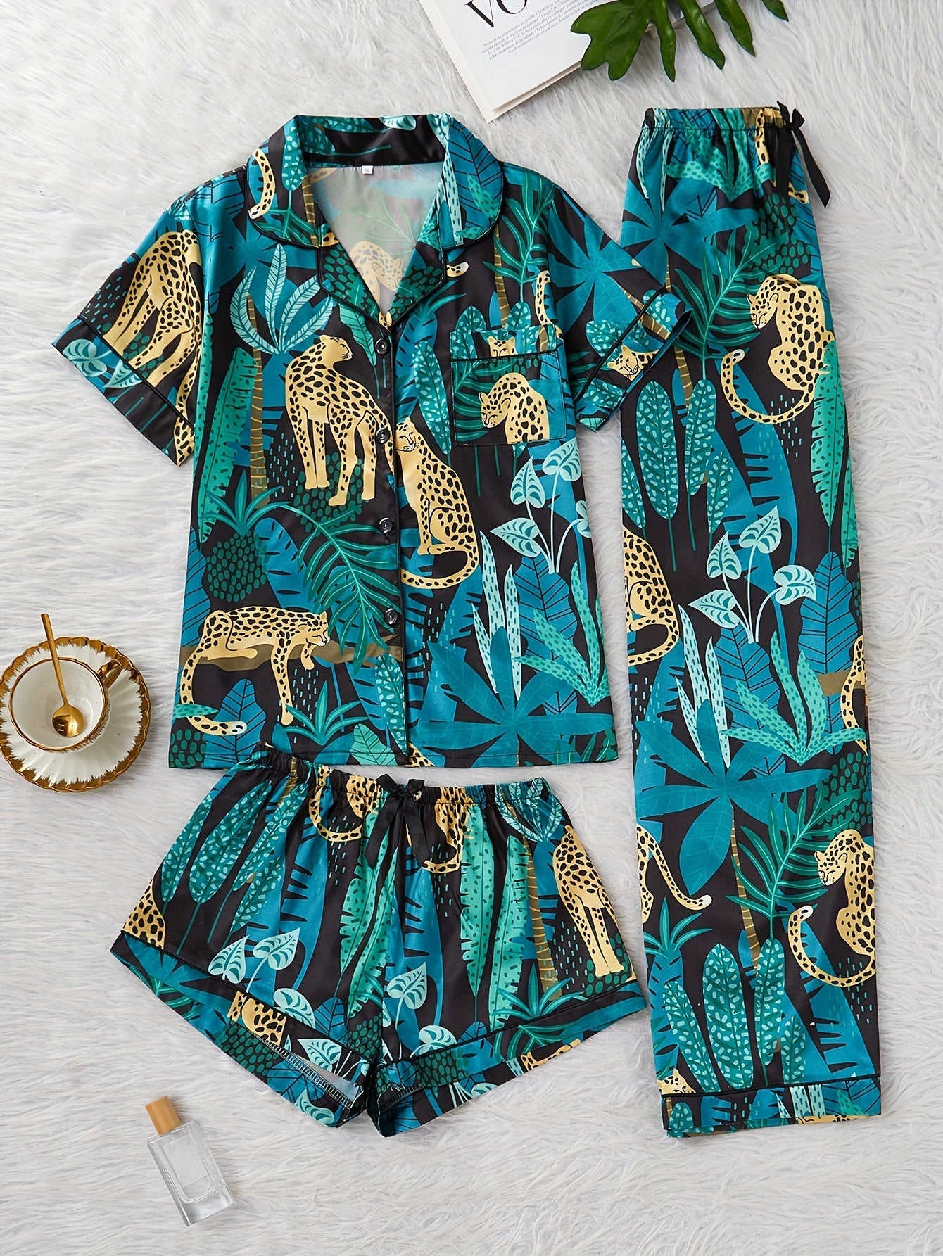 Jungle Safari Nightwear Set (3-Piece Combo)