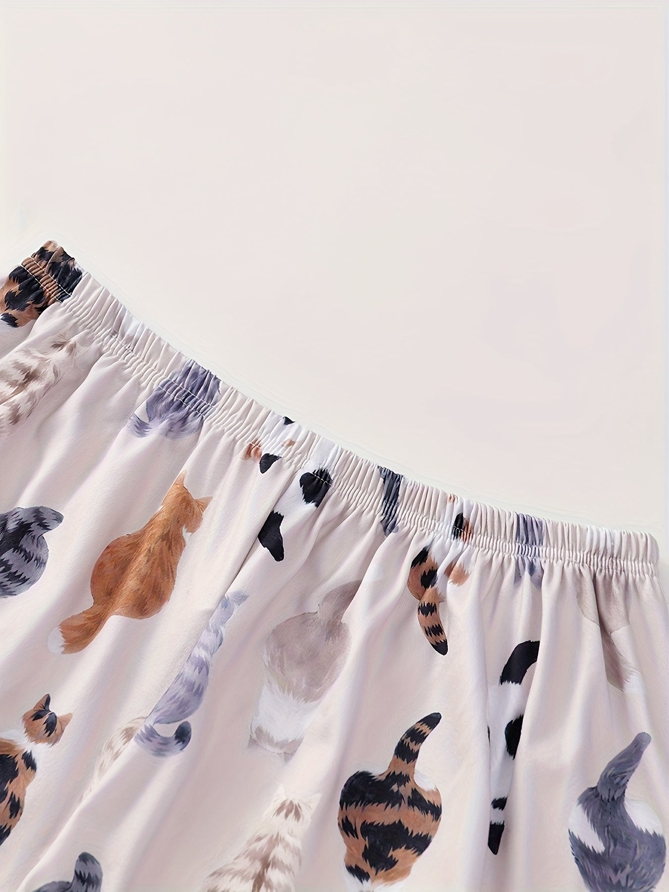 Cozy Cats Printed Nightwear Set (3-Piece Combo)