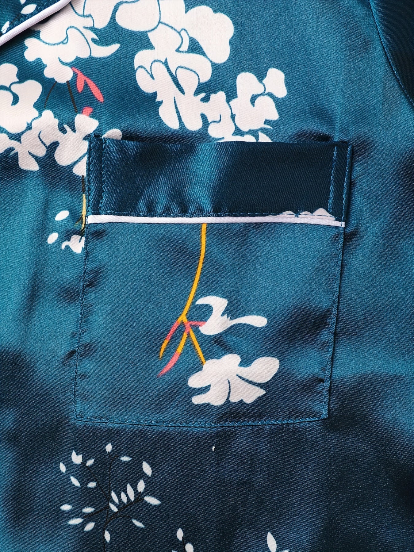 Midnight Blossom Pajama Set (3 Pcs Combo)